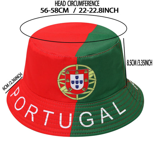 Bucket Hat with Country Flags Design for World Cup Fans