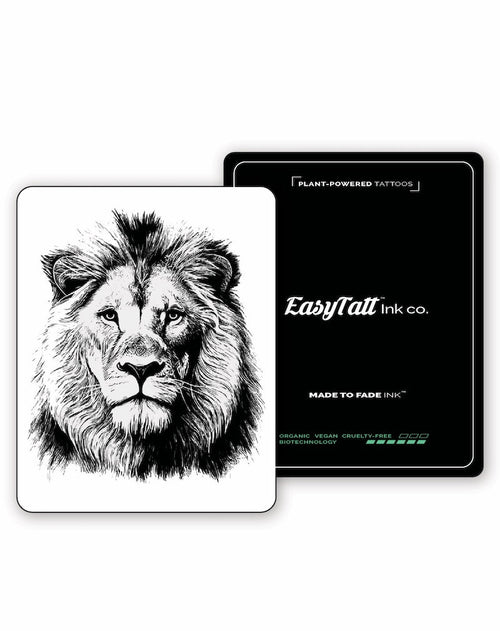 Alpha Lion Semi-Permanent Tattoo Design