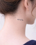 Let it be